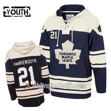 Barn Ishockey Toronto Maple Leafs James Van Riemsdyk 21 Blå Sawyer Hooded Sweatshirt
